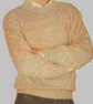 VINTAGE KNITTING PATTERN Mans Cabled Sweater - Image 3