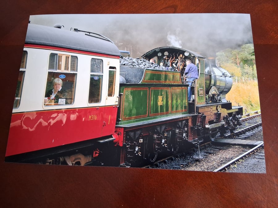 TRAIN PHOTO 12 X 8