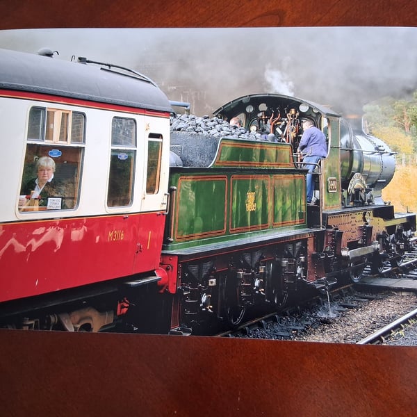 TRAIN PHOTO 12 X 8