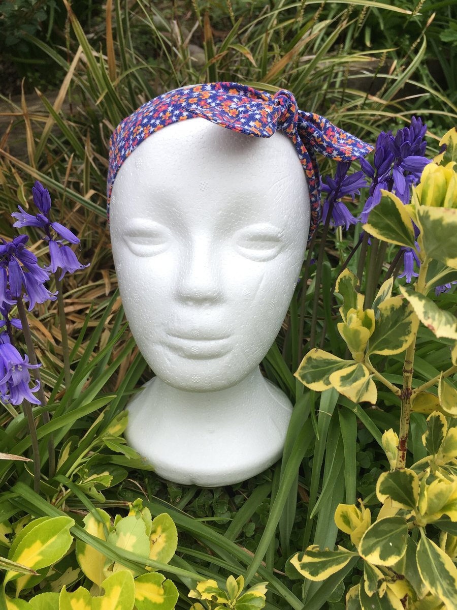 Headband handmade from vintage fabric