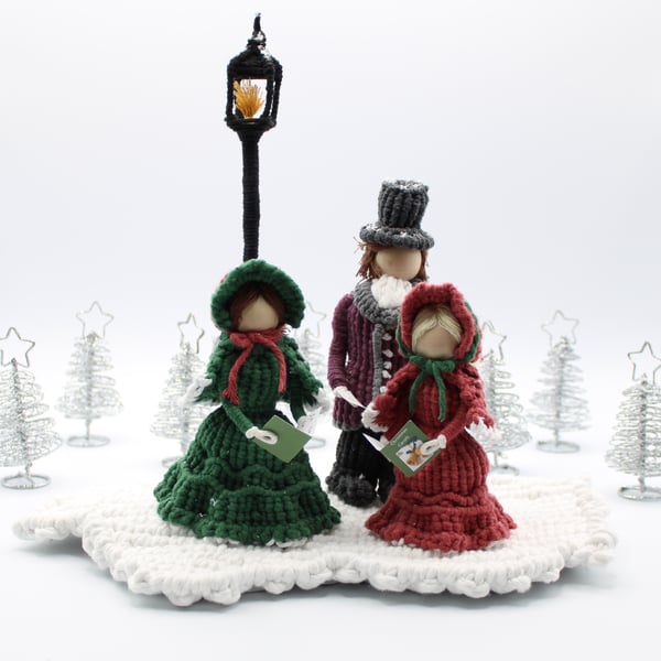  Macrame Victorian Christmas decoration - Eco plastic free xmas ornament