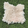 Pure wool rug Hand-Felted with soap and water