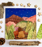 Stargazing - printed greetings card - Image 1
