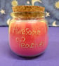 Hand Engraved Awesome Teacher Soy Wax Candle