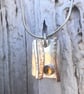 Silver and Gold Shoreline Necklace with Citrine - Image 8