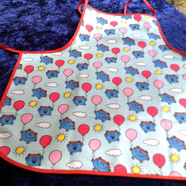 Little Miss Giggles with Balloons Baby Apron