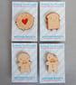 Hand Painted Jammie Dodger Wooden Brooch - Image 4