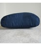Tempur Original Travel Neck Pillow Cover Orthopaedic Brushed Cotton Navy Blue - Image 4