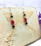 Pink Crystal Nutcracker Drop Earrings - Festive Ballet Christmas Jewellery - Image 8