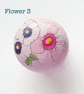 Pink 4cm door knobs, hand painted and flower decoupaged, 3 in total  - Image 5