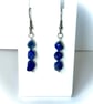 Lapis Lazuli Beaded Earrings