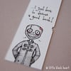 zombie dude bookmark