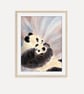 Pandas Art Print, Nursery Animal Decor for Wildlife Fans, Baby Shower Gift