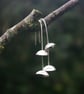 Eco Silver Acorn Cup  Earrings - Image 6