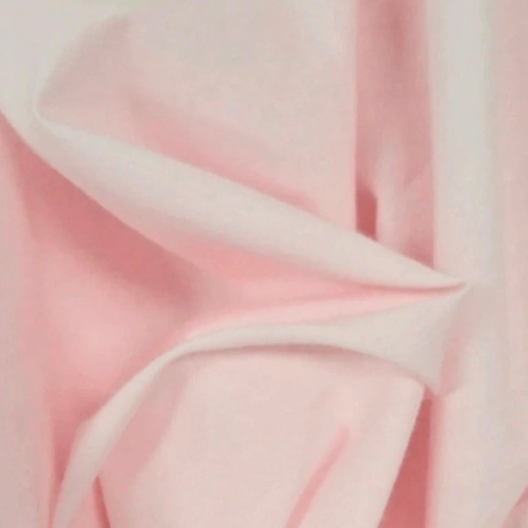 1 Metre Rose Pink Polycotton Poplin Fabric for Crafts, Clothing & Qu