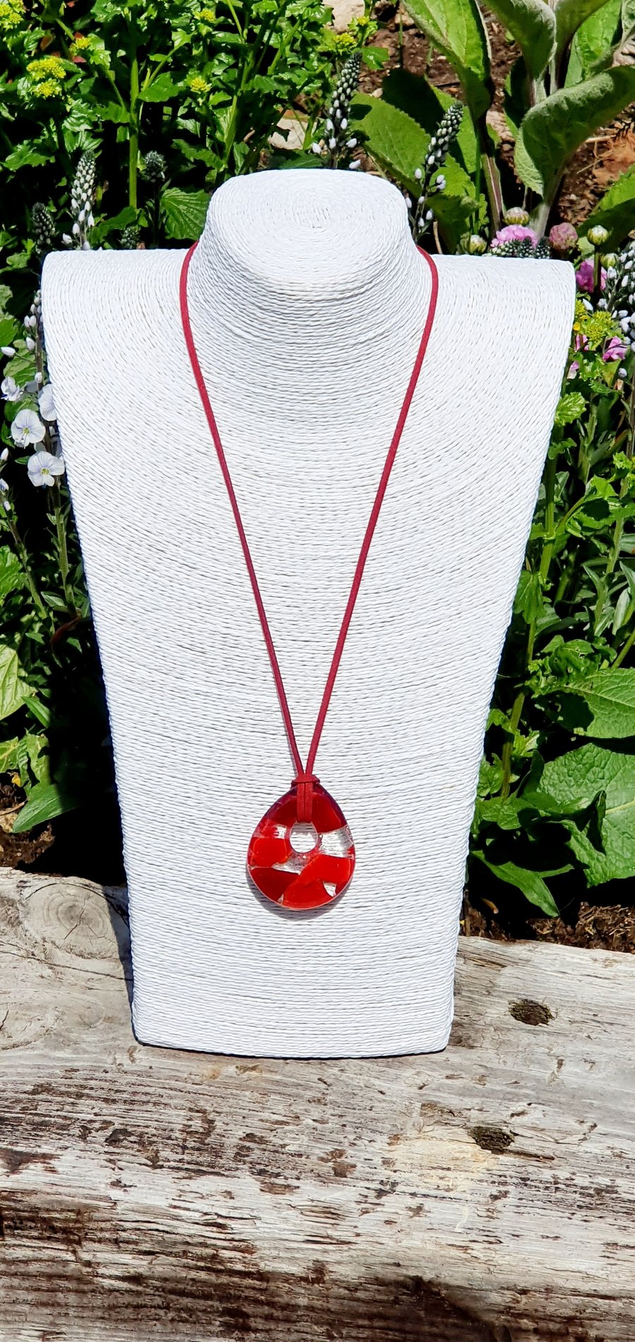 Fused Glass Pendant 