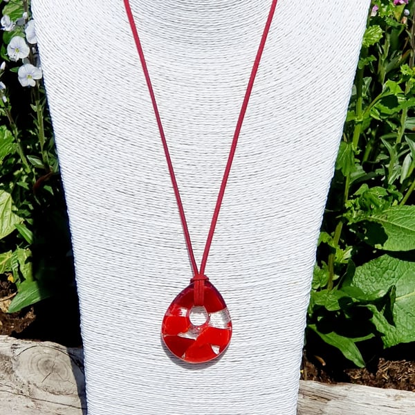 Fused Glass Pendant 