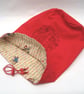 Machine Embroidered Drawstring Project Bag - Image 1