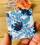 Tiny Concertina Sketchbook with Removable Cover. The Great Wave. - Image 4
