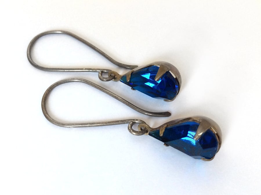 Sapphire Blue Earrings