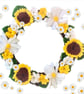 Knitting pattern for Summer Flowers Wreath, Digital Pattern - Image 4