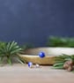 Lapis Lazuli Stud Earrings - Handmade Sterling Silver Studs - Image 7