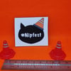 Nipfest Cat Head icon magnet