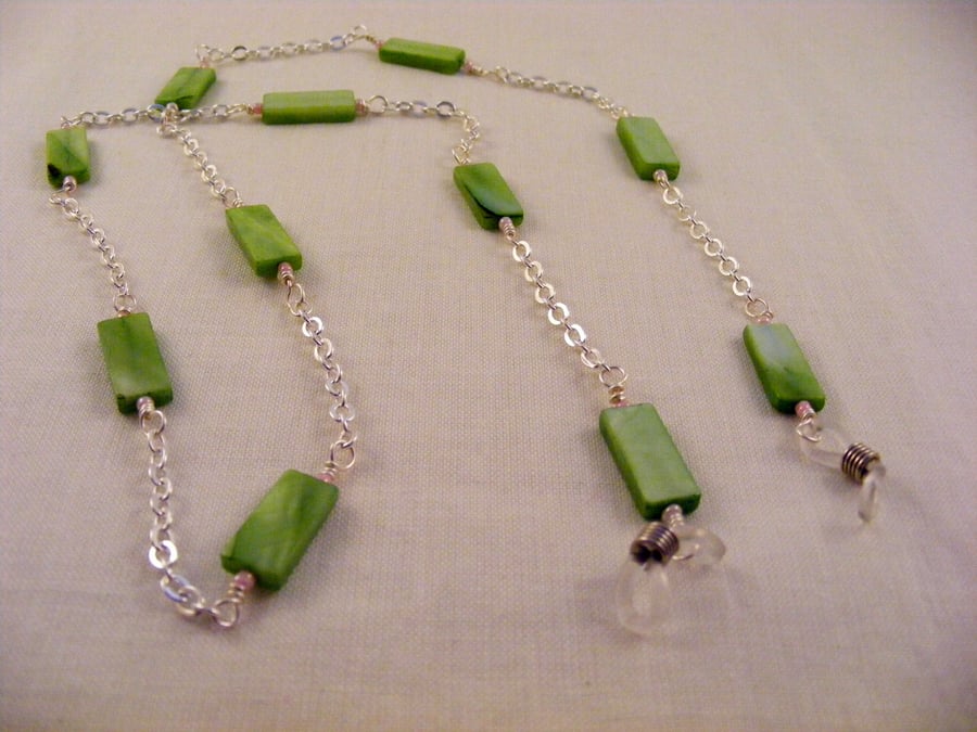Green Shell Spectacle Chain