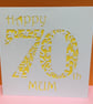 70th Birthday Card - Personalised - Image 3