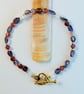 Pink Tourmaline And Iolite Bracelet - Handmade In Devon - Image 6