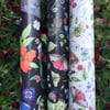 3 sheets of different Gift wrap