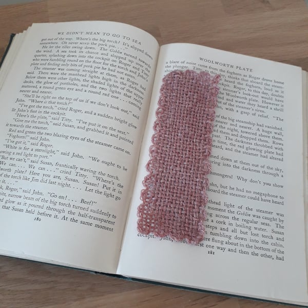 Handwoven Bookmark with 45% Alpaca