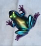 Stunning Juniper Lillyhops Resin Art Frog Figurine  - Image 5