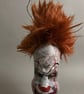 The Sewer Dweller One of a Kind Horror Clown Character Upcyled Bottle Art 