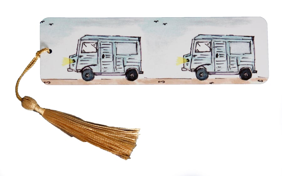 Citroen Hy Van Illustrated Bookmark for classic car enthusiasts