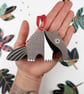 Anteater Christmas tree hanging decoration, cute animal stocking filler. - Image 1