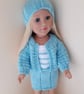 KNITTING PATTERN PDF Sherbet Cardigan for Doll - Image 2