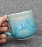 Ceramic ocean wave mug 
