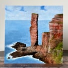 Old Man of Hoy Card