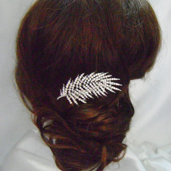 Orla Diamante Vintage Leaf Style Bridal Comb