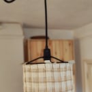 Hand Woven lampshade Boho Scandi Rustic Japandi 
