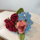 Crochet Wedding Flowers, Everlasting Bridal Bouquet, Forever Flowers