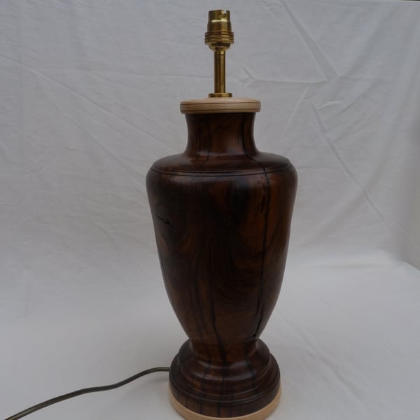 Walnut Table Lamp