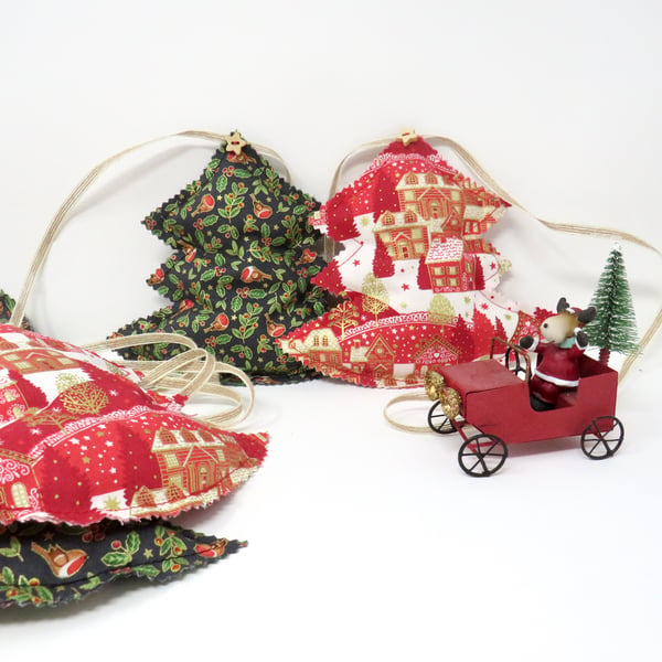 Christmas tree bunting