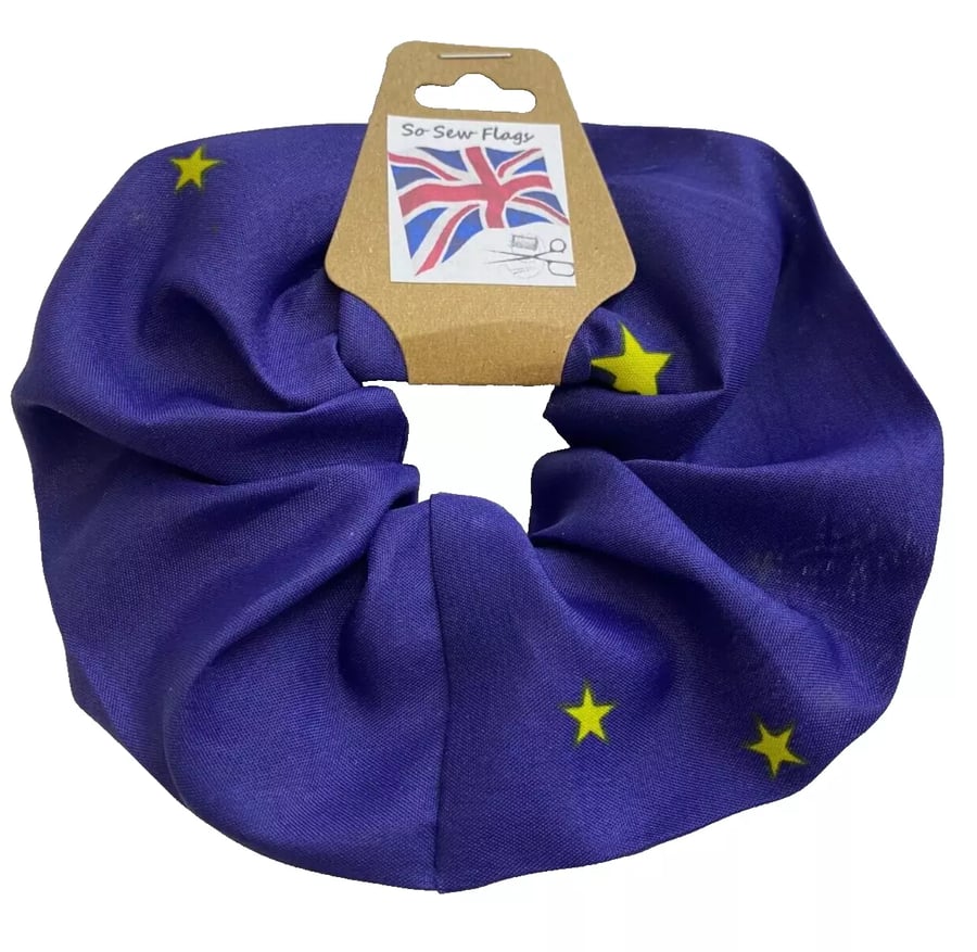 Alaska USA State America Flag Hair Scrunchie Scrunchies Accessory Band Elastic