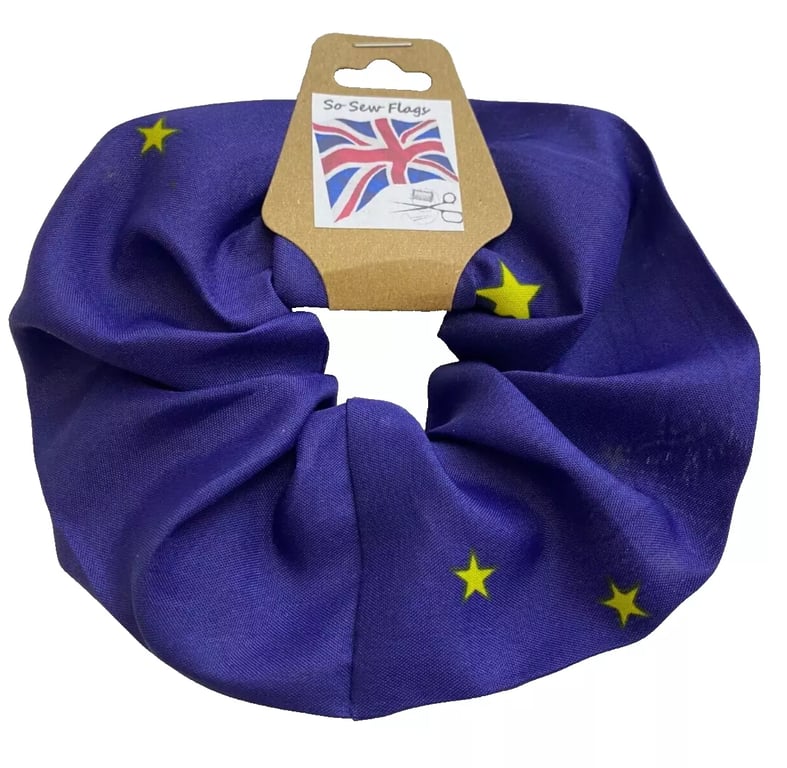 Alaska USA State America Flag Hair Scrunchie Scrunchies Accessory Band Elastic