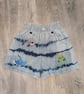 Upcycled Handstitched Aquatic Animal Shorts Age 10