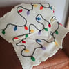  Seconds Sunday Crochet Christmas Lights Blanket Throw 