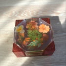 Autumn Coasters & Holder