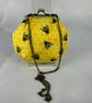 Bee coin purse, Bees frame purse, Optional chain, Handmade - Image 5